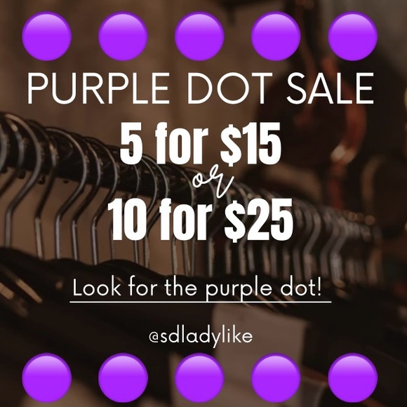 5/$15 or 10/$25 on all listings with a purple dot 🟣 - Picture 1 of 1